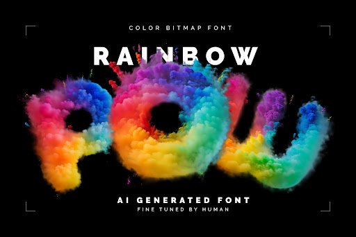 Rainbow Pow Font by Gleb Guralnyk
