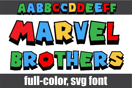 Marvel Brothers Font by Illustration Ink