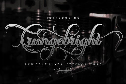 Crungebright Font by ismanayuda
