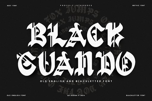 Black Guando Font by qrdesignstd
