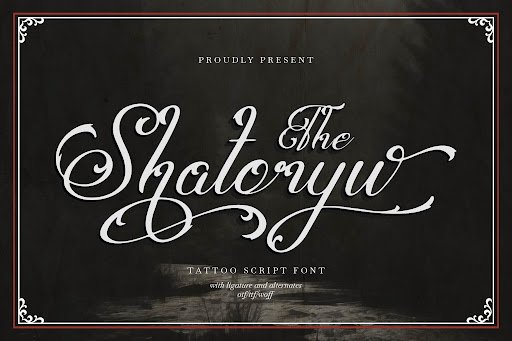 Shatoryu Font by Denustudios