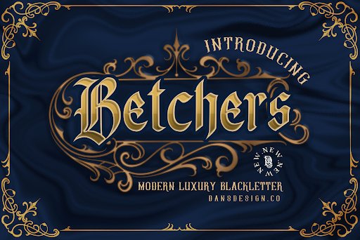 Betchers Font by Dansdesign