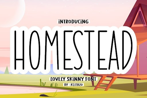 Homestead Rustic Serif font