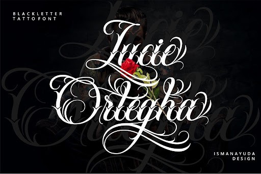 Lucie Ortegha Blackletter font