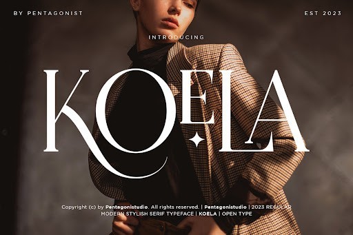Koela Font by Pentagonistudio