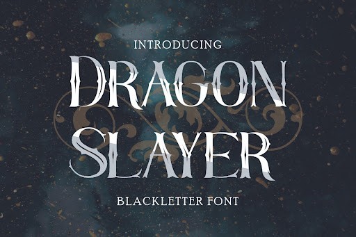 Dragon Slayer Blackletter font