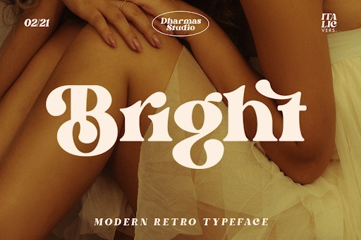 Bright Font by Dharmas Studio