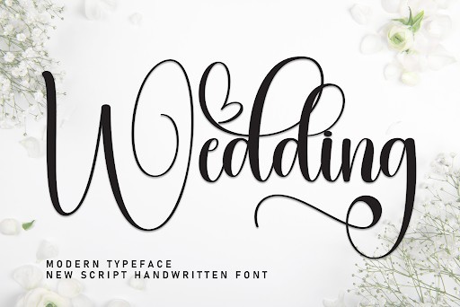 Wedding Script font