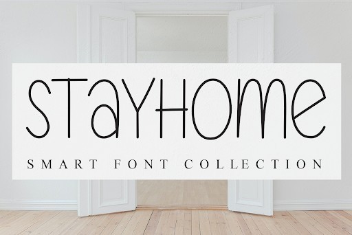 Stayhome Handwritten font