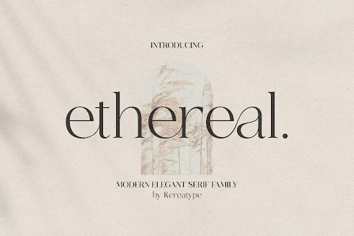 Ethereal Font by kereatype