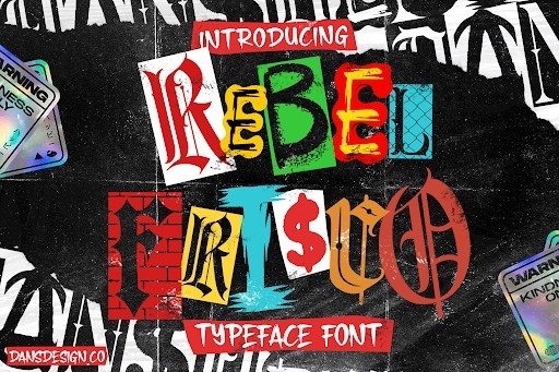 Rebel Frisco Display font