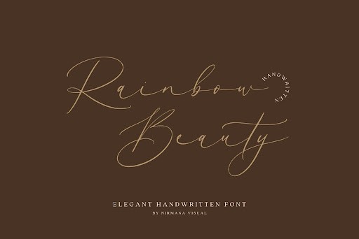 Rainbow Beauty Script font