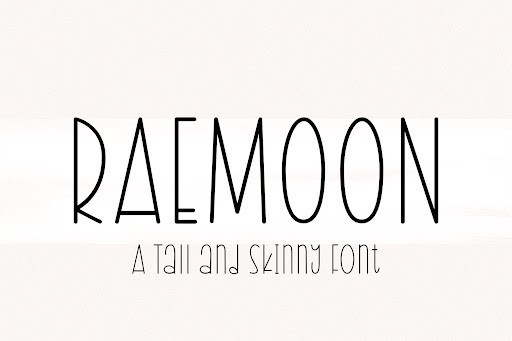 Raemoon Display font