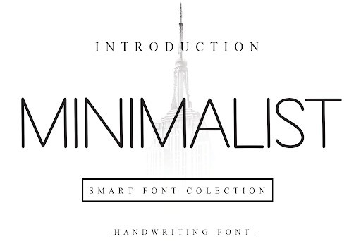 Minimalist Font
