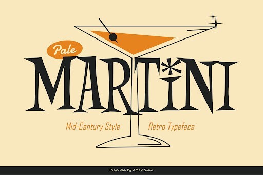 Pale Martini Script font