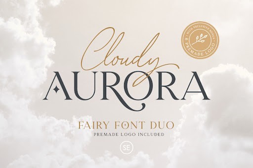 Cloudy Aurora Handwritten font