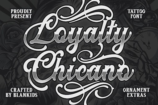 Loyalty Chicano Blackletter font