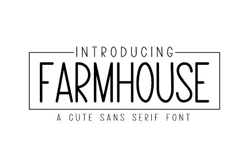 Farmhouse Font