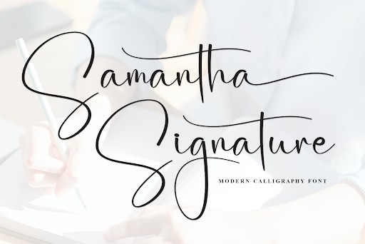 Samantha Signature Script font