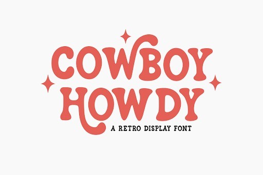 Cowboy Howdy Display font