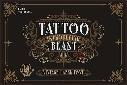 Tattoo Beast Blackletter font