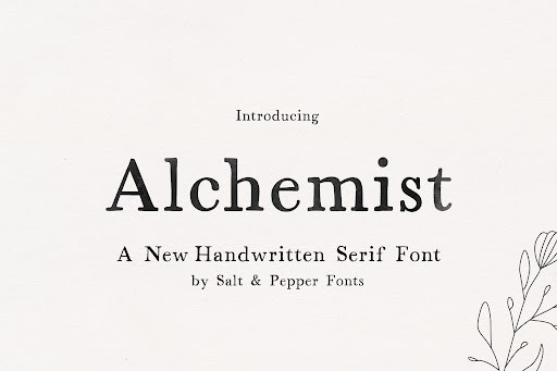 Alchemist Font by Salt and Pepper Fonts
