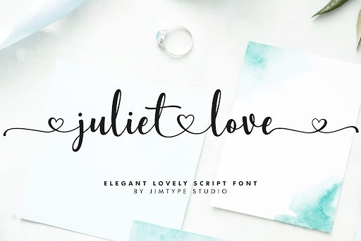 Juliet Love Calligraphy font