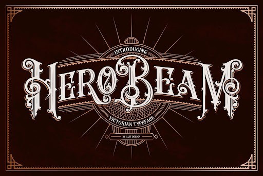 Hero Beam Blackletter font
