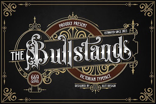 Bull Stand Blackletter font
