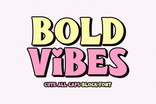 Bold Vibes Sans Serif font