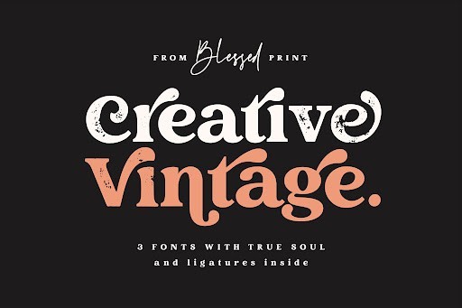 Creative Vintage Script font