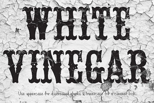 White Vinegar Blackletter font