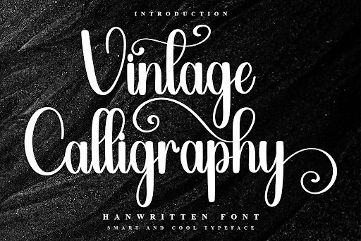 Vintage Calligraphy Script font