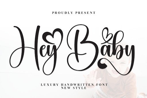Hey Baby Handwritten font