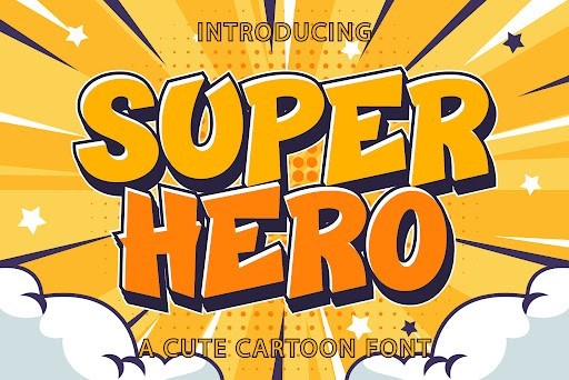 Super Hero Display font