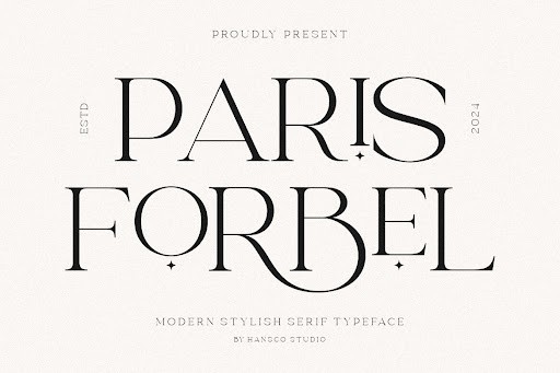 Paris Forbel Font by HansCo