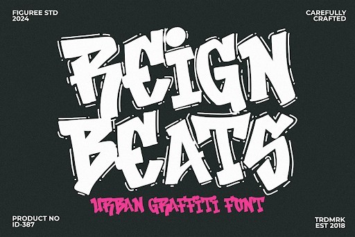Reign Beats Blackletter font