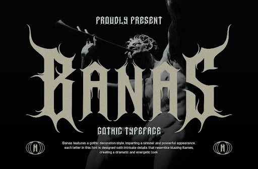 Banas Blackletter font