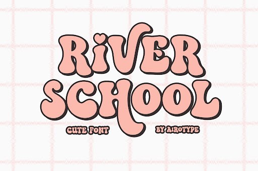 River School Display font