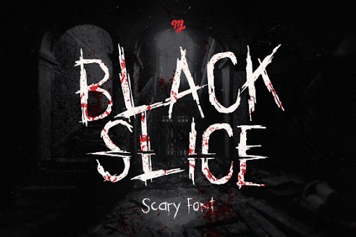 Black Slice Blackletter font