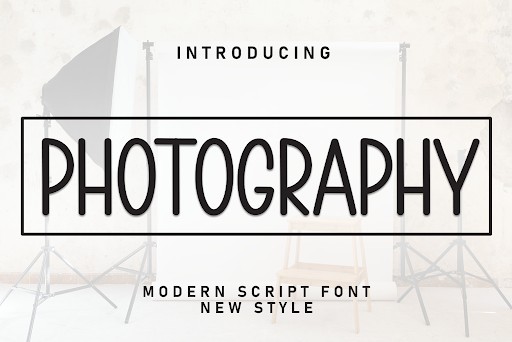 Photography Font
