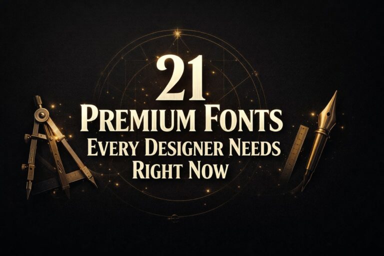 Unleash Your Creativity: 21 Premium Fonts Every Designer Needs Right Now