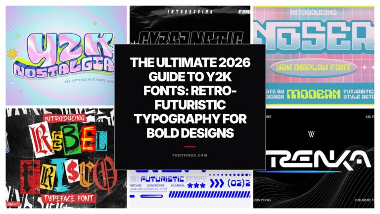 The Ultimate 2026 Guide to Y2K Fonts: Retro-Futuristic Typography for Bold Designs
