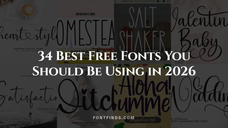 34 Best Free Fonts You Should Be Using in 2026