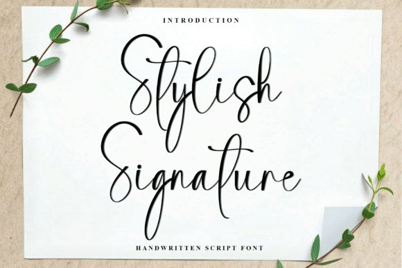 Stylish Signature