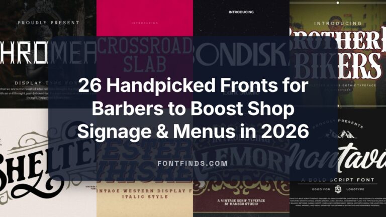 26 Handpicked Fronts for Barbers to Boost Shop Signage & Menus in 2026