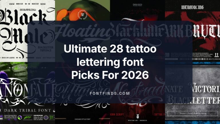 Ultimate 28 tattoo lettering font Picks For 2026