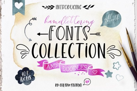 Handlettering Fonts Collection