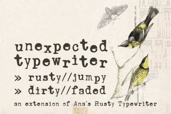 Unexpected Typewriter