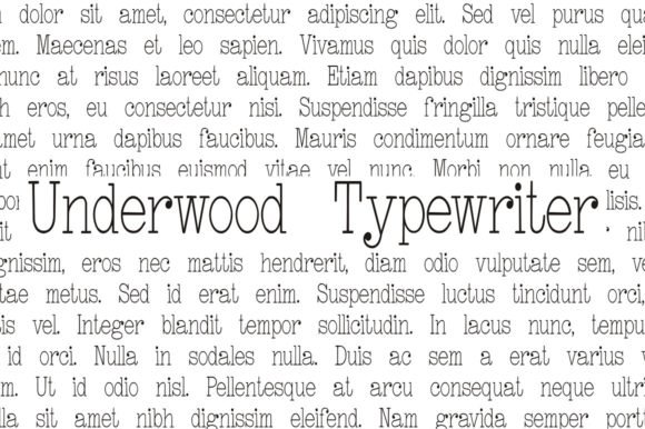 Underwood Typewriter
